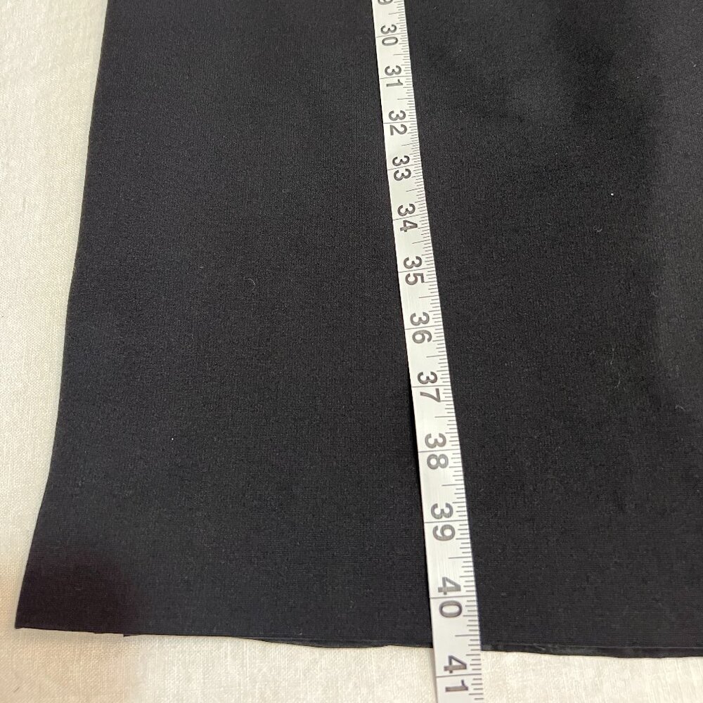 Escada Black Sheath Dress 40/M Cap Sleeve Cocktail Career Party Classic Stretch - Picture 12 of 13